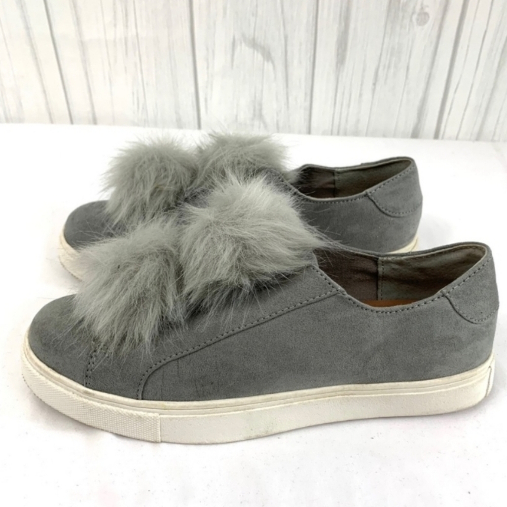 Steve Madden Slip-on Pom-Pom Shoes - Picture 2 of 2